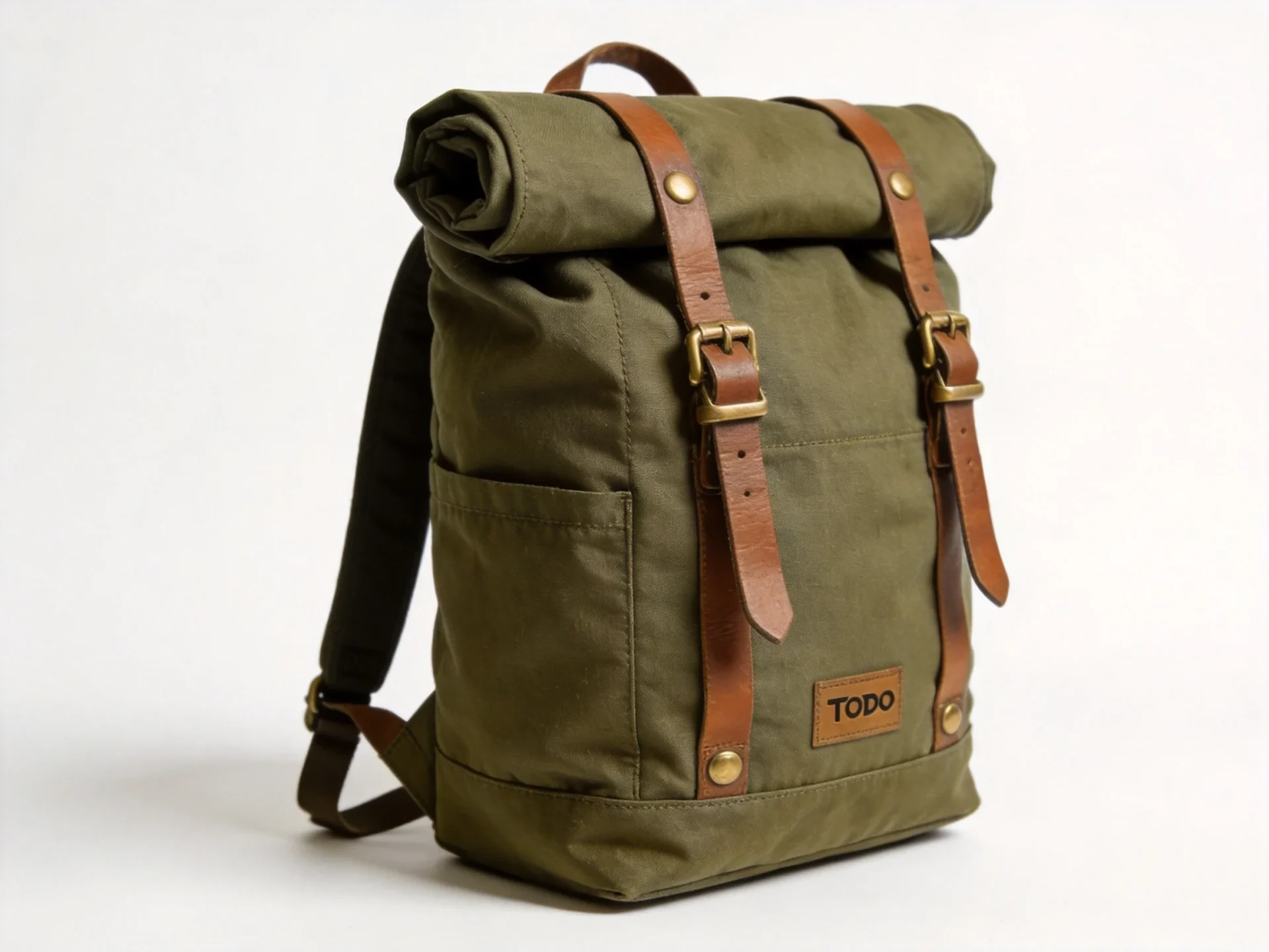 Topo Designs rugged heritage backpack with roll-top closure