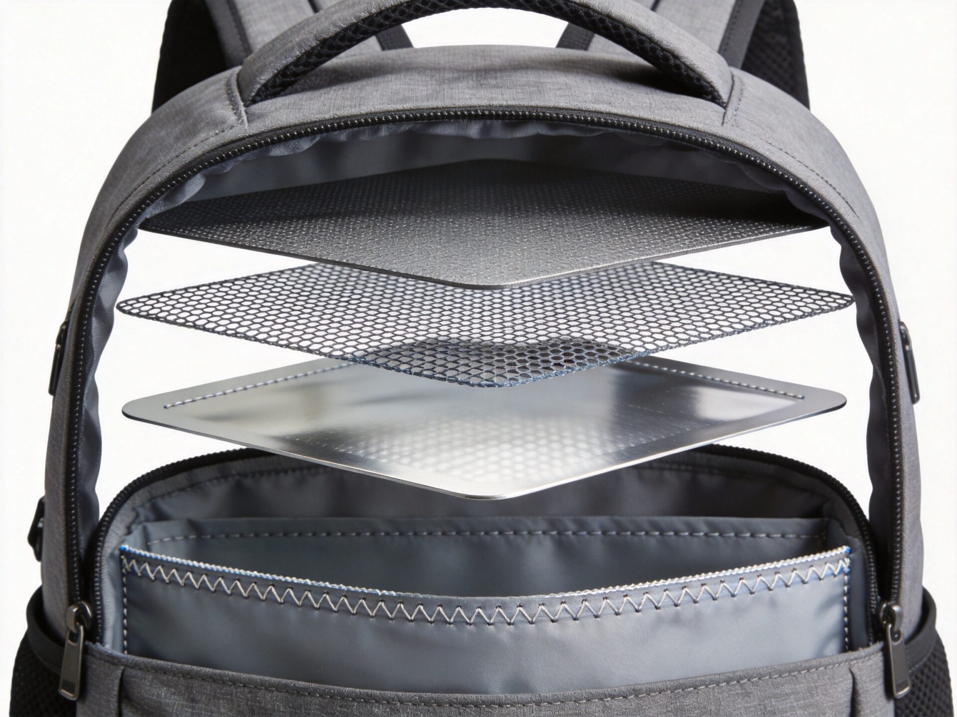 Anti-theft backpack technology layers – slash proof, RFID, hidden pockets