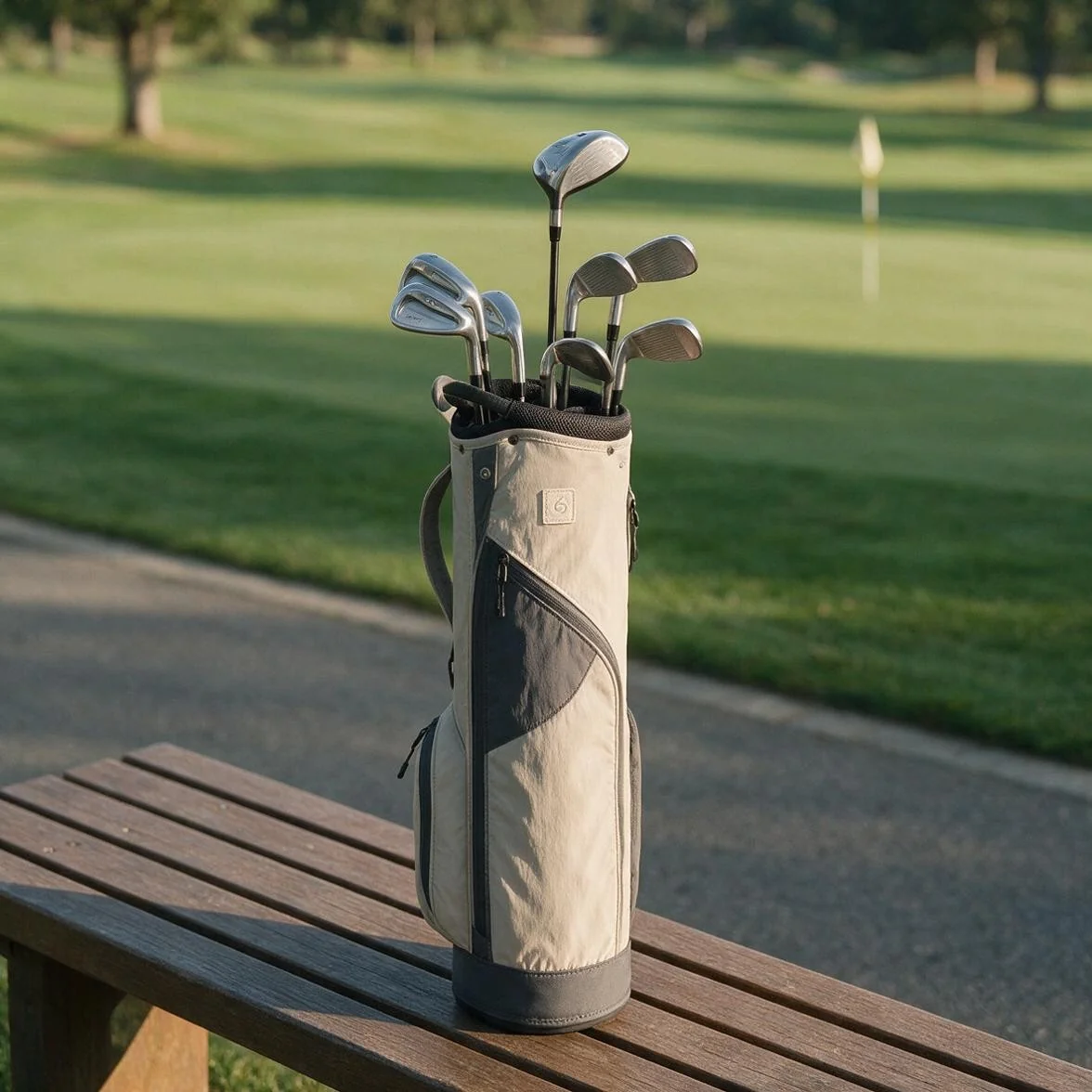 lightweight custom sunday golf bag for a half set