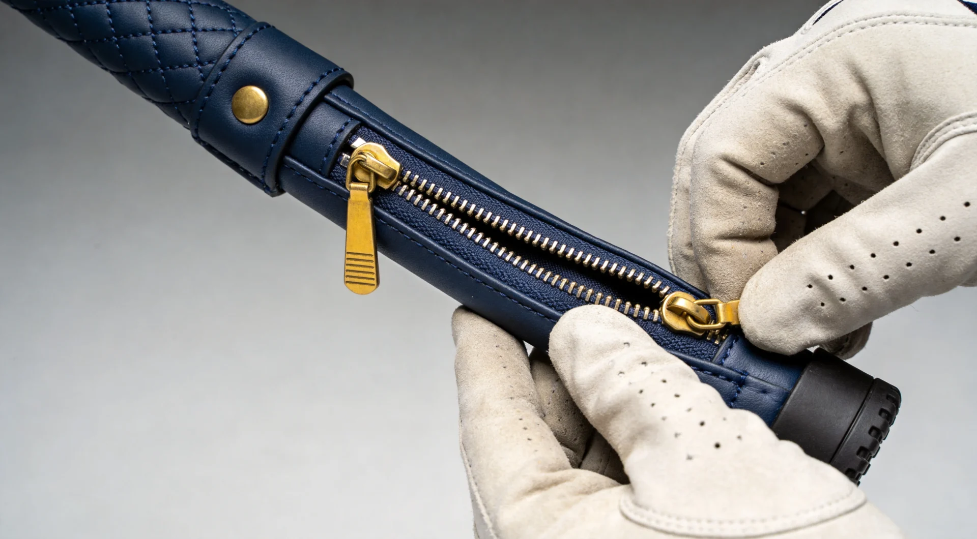 UV-resistant golf bag fabric with reinforced stitching