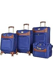 Caribbean Joe Castaway 4-Piece Spinner Luggage