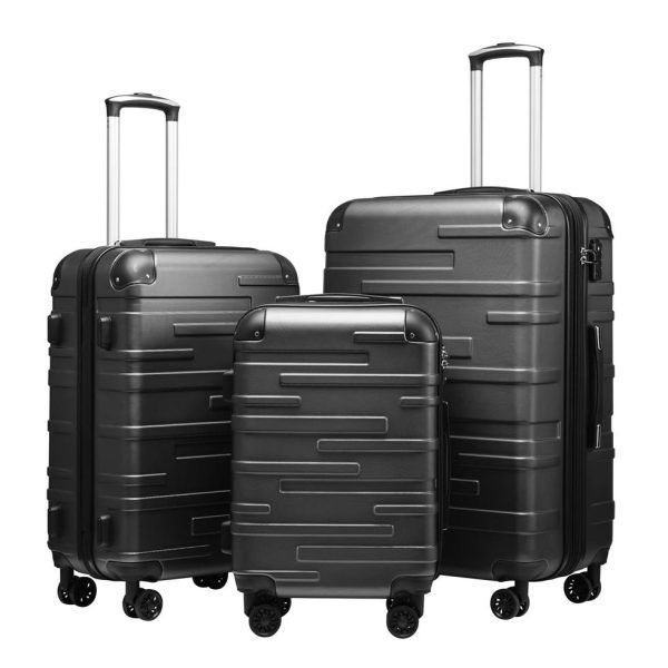 Coolife Hardshell Luggage 4 Piece Set