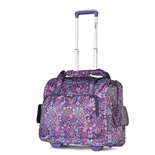 Olympia Deluxe Fashion Rolling Overnighter