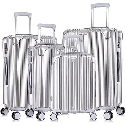 Apelila 4-Piece Luggage Set with Spinner Wheels