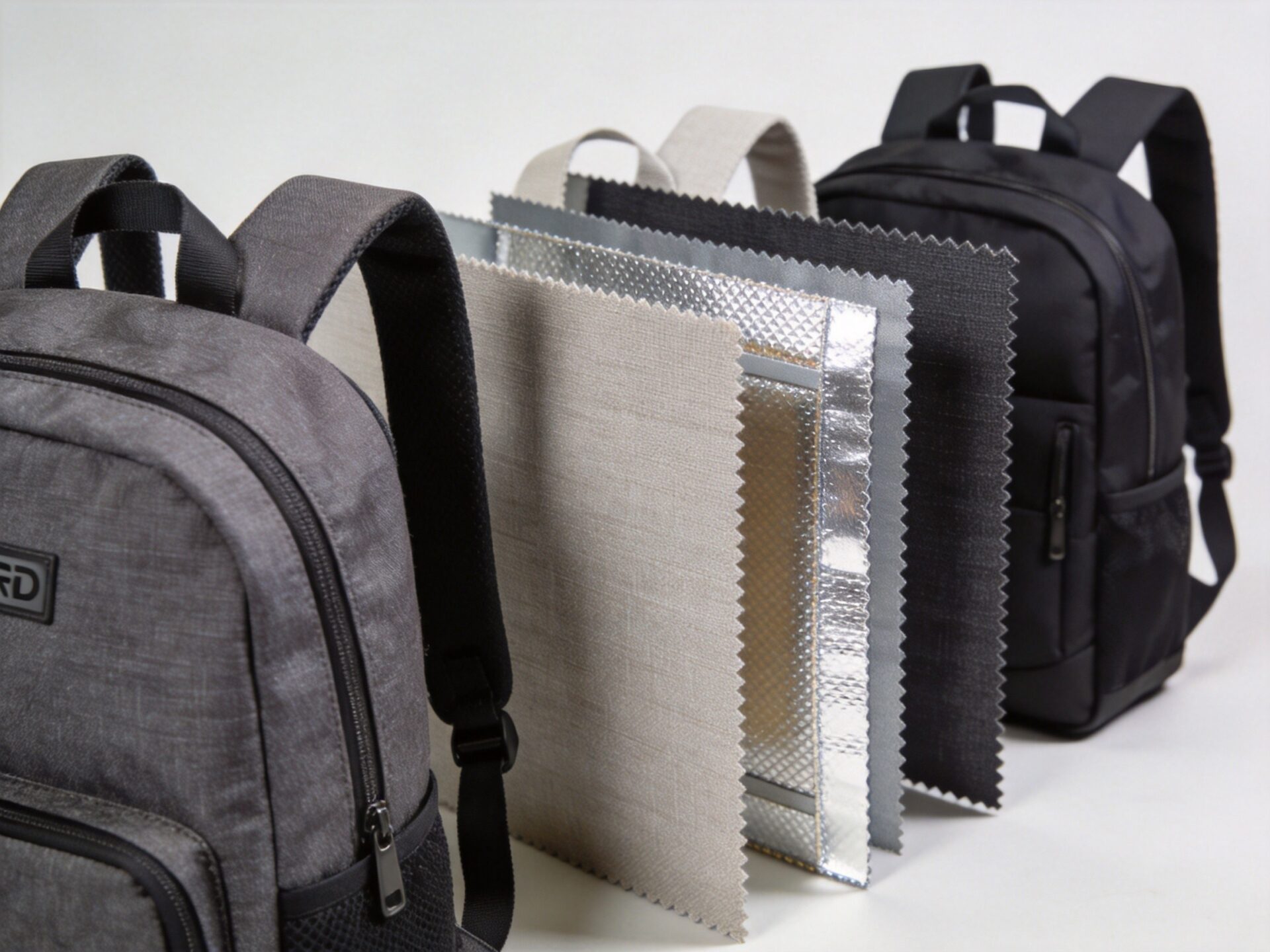RFID blocking fabric options for hidden pocket backpacks