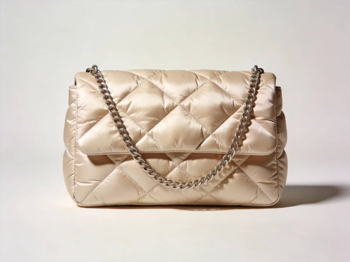 custom quilted crossbody bag with chain strap from a crossbody bag supplier