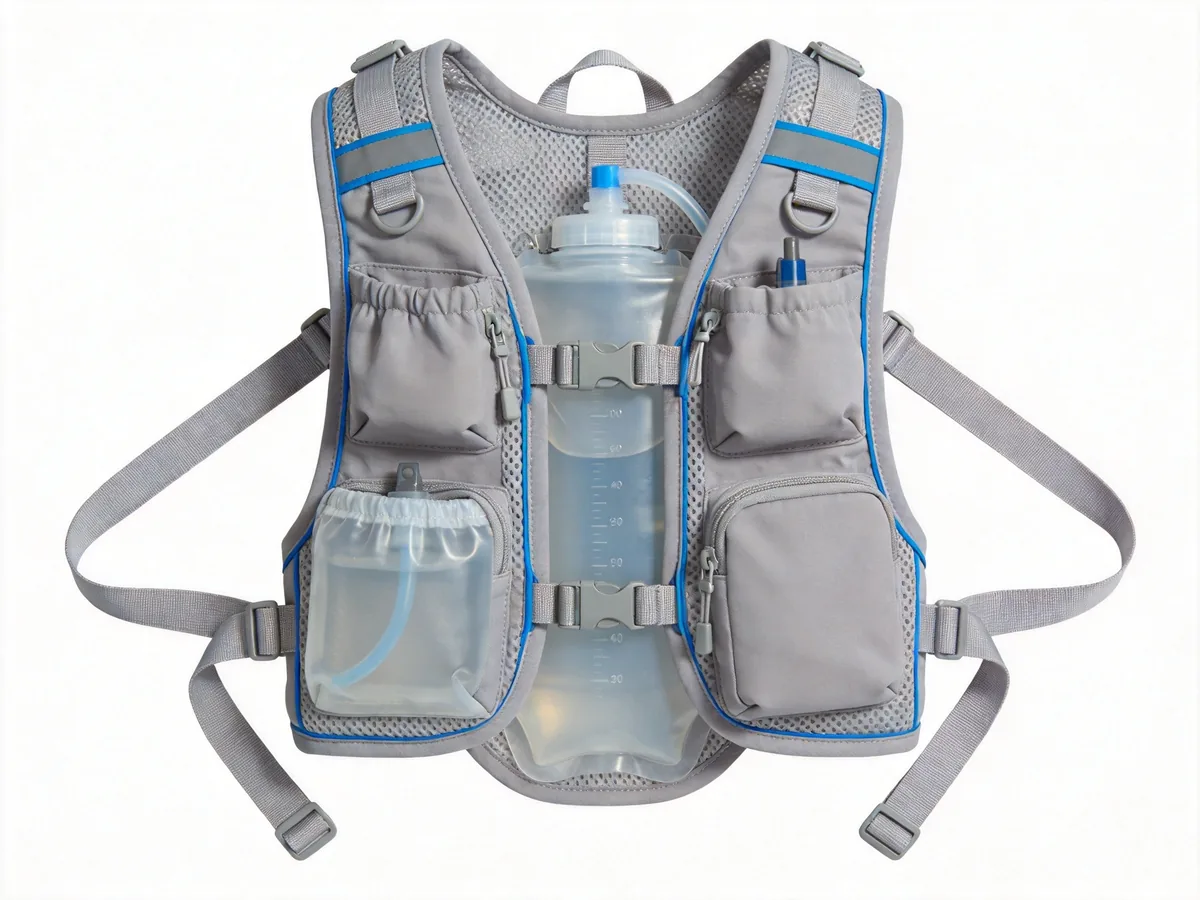 custom marathon running hydration vest from a running vest factory