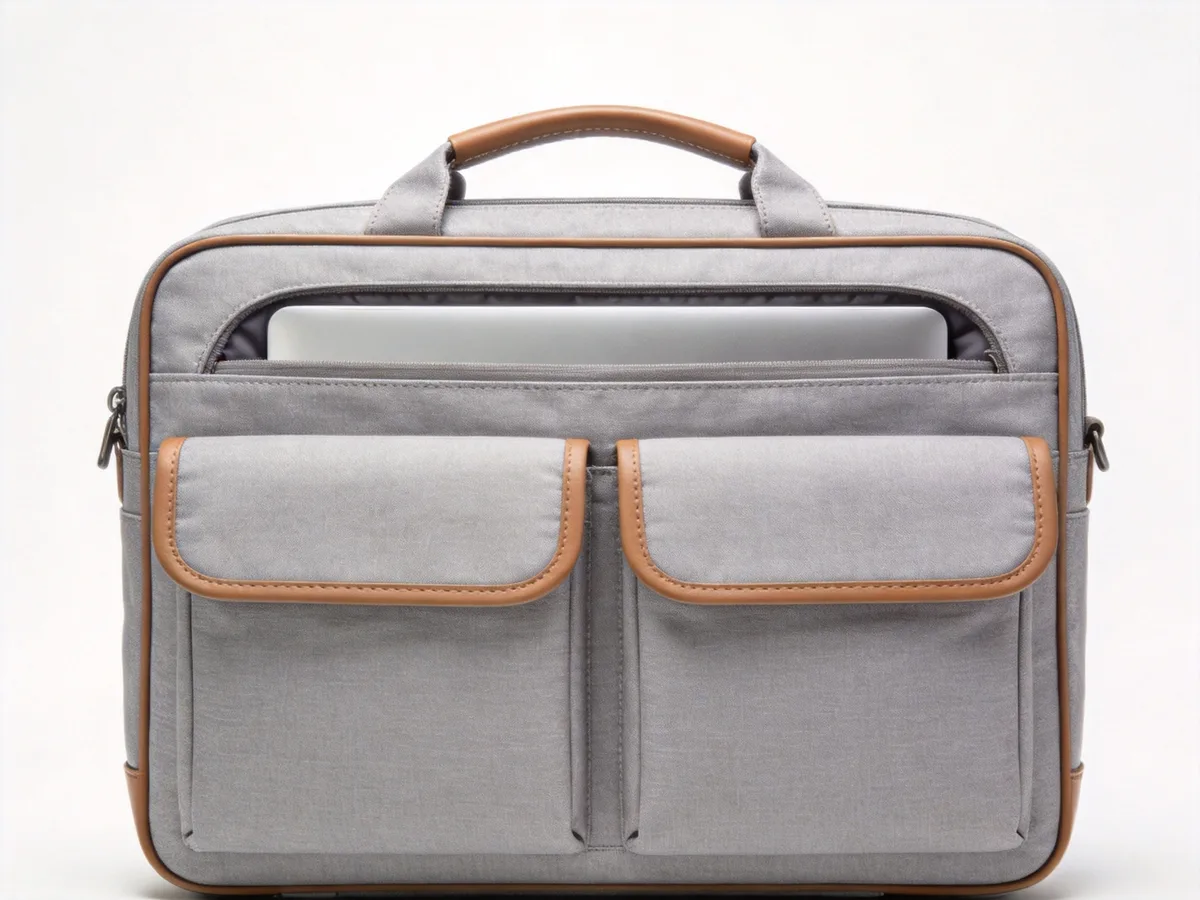 custom TSA friendly laptop bag with lay-flat compartment from a business carry supplier