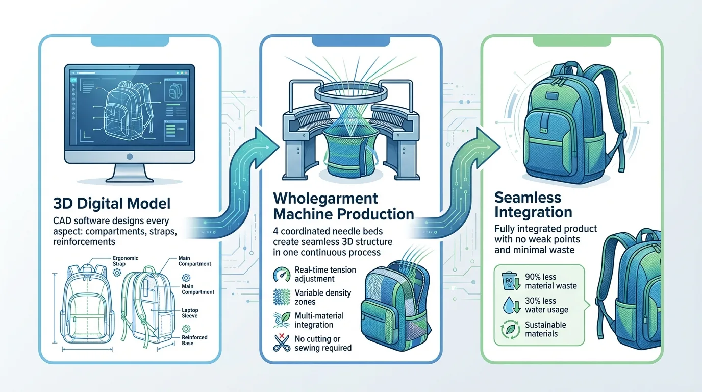 How 3D Knitting Technology Creates Seamless Bags