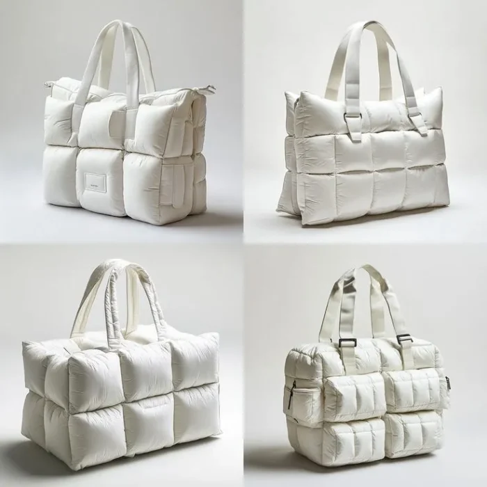custom logo quilted bags manufacturer