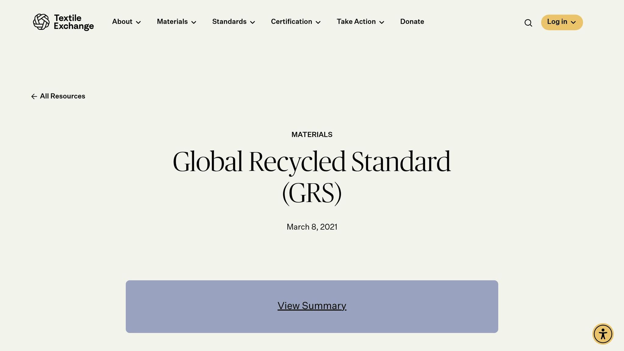 Global Recycled Standard