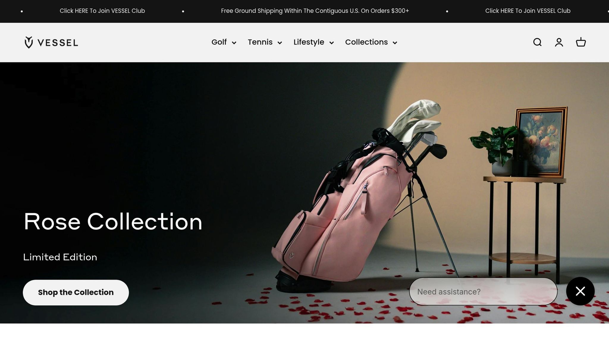 Vessel Golf Bags