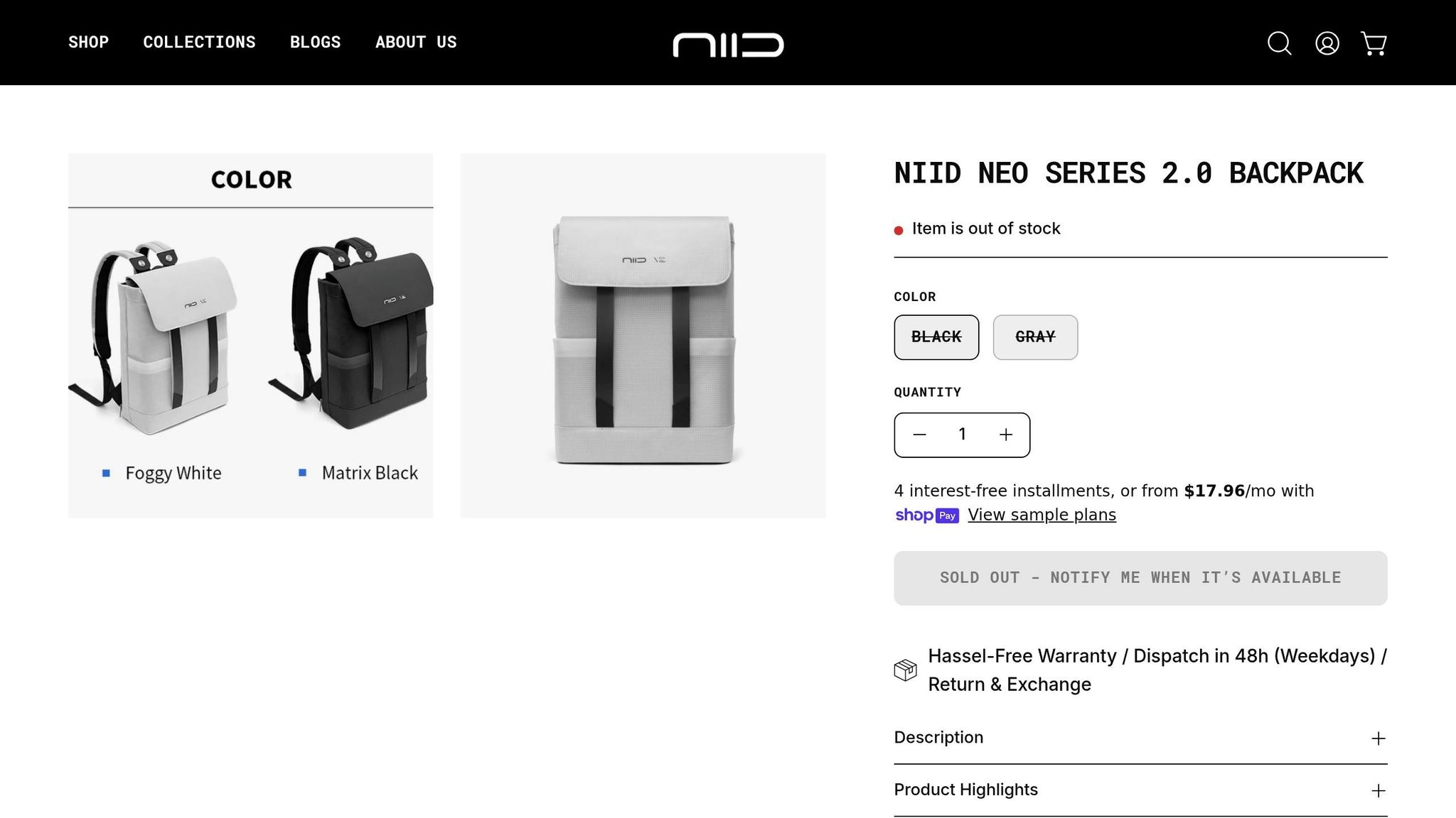 NIID NEO SERIES 2.0